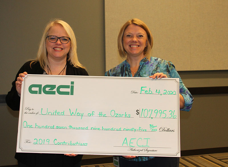 United Way names two AECI employees campaign managers of the year